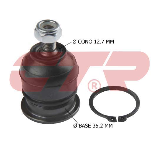 ROTULA SUPERIOR CIVIC 92/00 - CRV 97/00 - ACCORD 92/97 - ROVER 400 - 600 - Ø BASE 35.2 MM