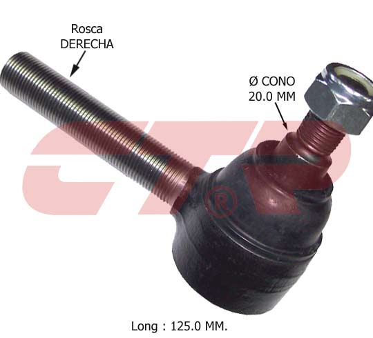 EXTREMO DE DIRECCION DER ISUZU NPR 96/...