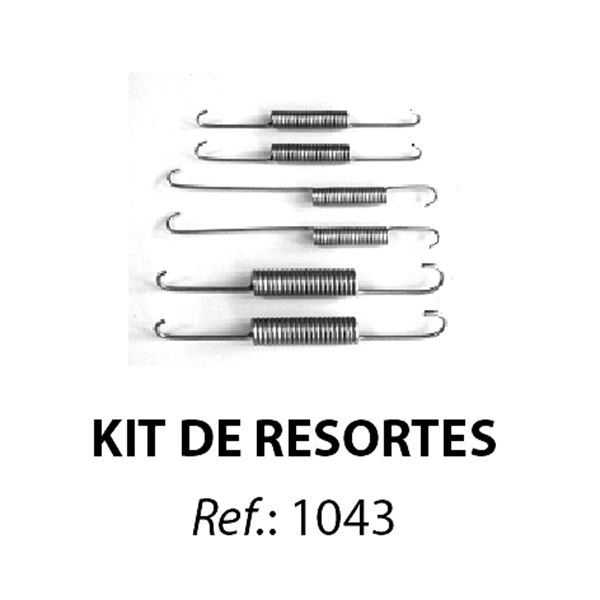 KIT DE RESORTE TRASERO TOYOTA HILUX 06 2 RUEDAS