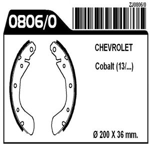 JGO. ZAPATAS NUEVO EN CAJA CHEVROLET COBALT 13/
