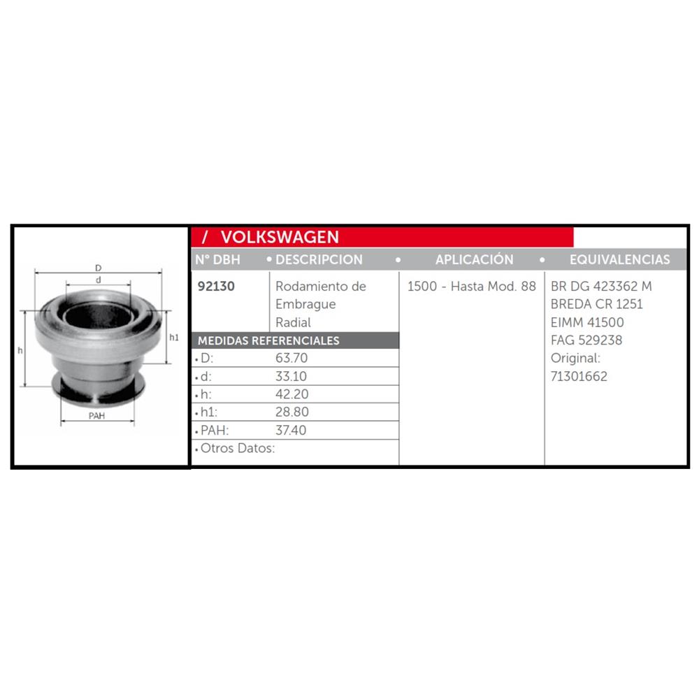 CRAPODINA DE EMBRAGUE DODGE 1500/ 1800