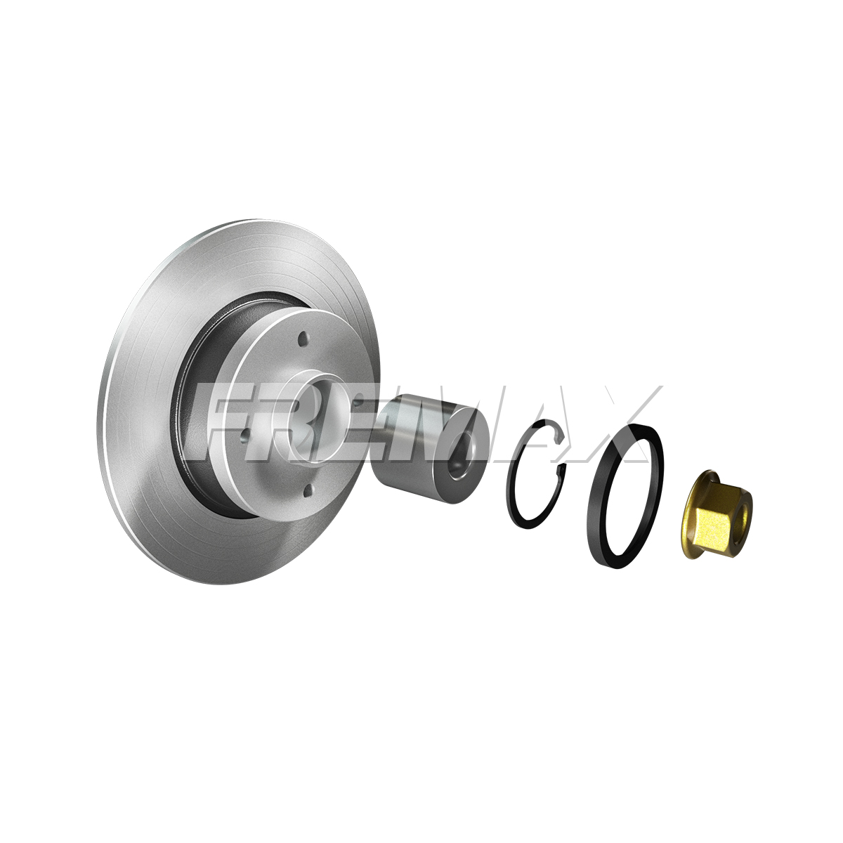 DISCO DE FRENO TRAS RENAULT MEGANE II/NISSAN TIIDA (C/MAZA-C/ KIT DE AGREGADOS-SOLIDO)