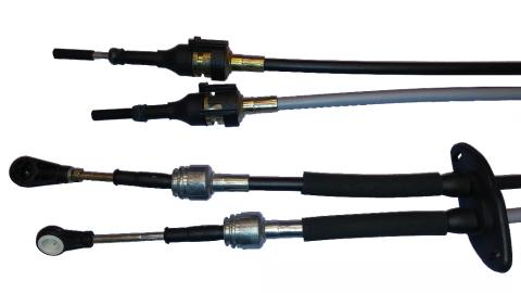 CABLE CAMBIO DE VELOCIDADES - MB SPRINTER - 311 - 313 - 314 - 411 - 2 CABLES UNIDOS CON GOMA - LARGO: 1155MM