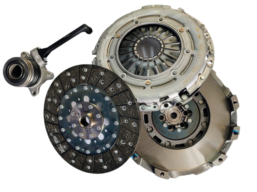 KIT DE EMBRAGUE CON VOLANTE BIMASA - HYUNDAI GENESIS COUPE 2.0 TCI (2da generación) 13 -> Disco 250 mm x 23 estrías / Placa 250 mm - (OE)