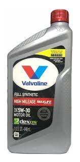 ACEITE VALVOLINE - USA HIGH MILEGAE 5W30 (06VA741)  SP, GM Dexos 1 Gen 2 Synthetic  X 0.946 LTS