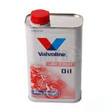 VALVOLINE FLUIDO PARA LIMPIEZA DE FILTROS DE AIRE DE MOTO  -  EU AIR FILTER OIL Synthetic MCO 12 x 1L