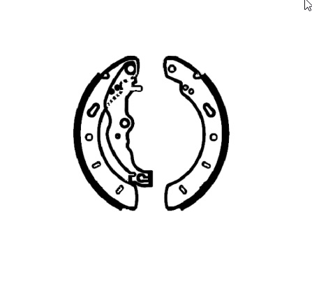 JGO. DE ZAPATAS -  FORD FOCUS III 1.6 2017 T- 228 X 42 MM - (FN-1197)