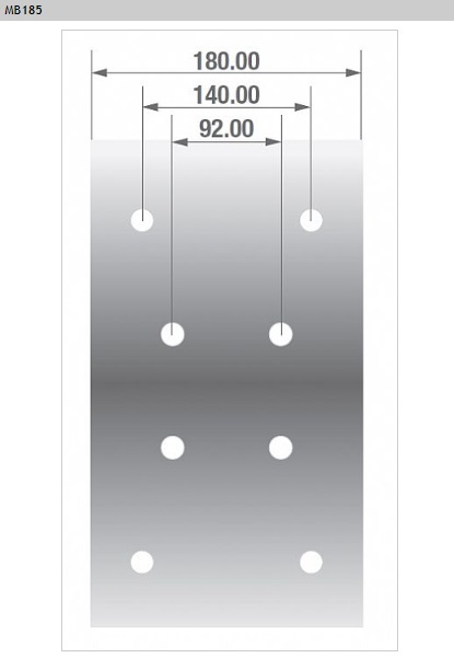 BLOQUES S/AMIANTO - MERCEDES-BENZ - AXOR 2826 6X4