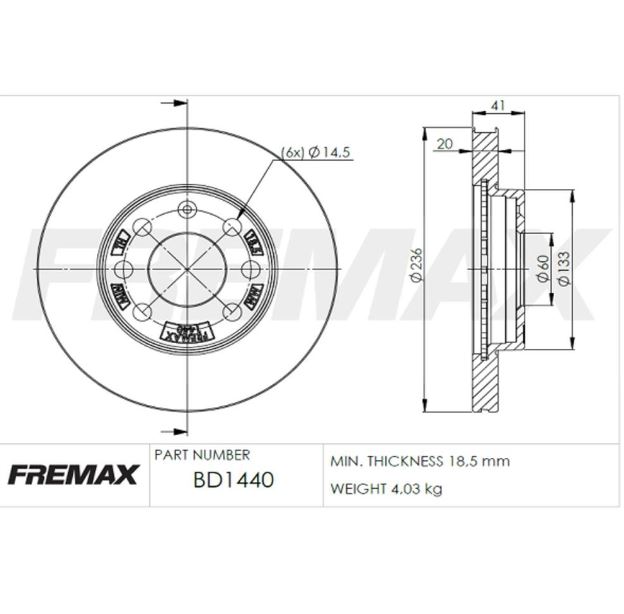 DISCO DE FRENO DEL AGILE/COMBO/CORSA (1.6)/KADETT/MONZA/CIELO (16V)/LANOS (1.3)/RACER (VENTILADO)
