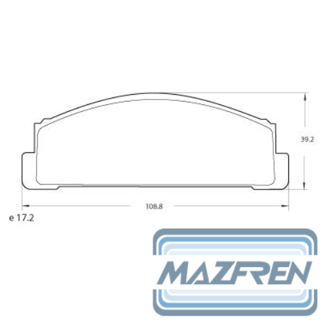 PASTILLA DE FRENO FIAT 128 (1100)  (COMPETICIÓN)