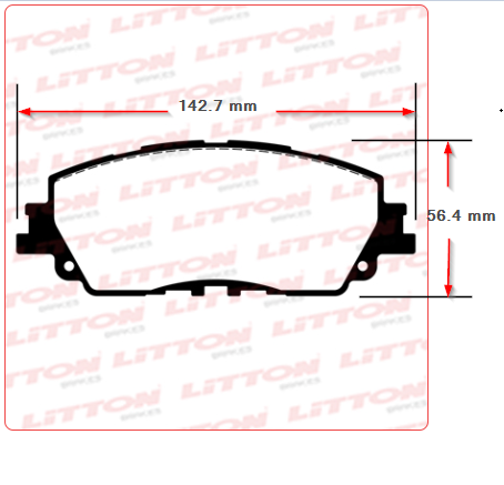PASTILLA DE FRENO DEL TOYOTA CAMRY 16/.../RAV4 18/... (2.5)