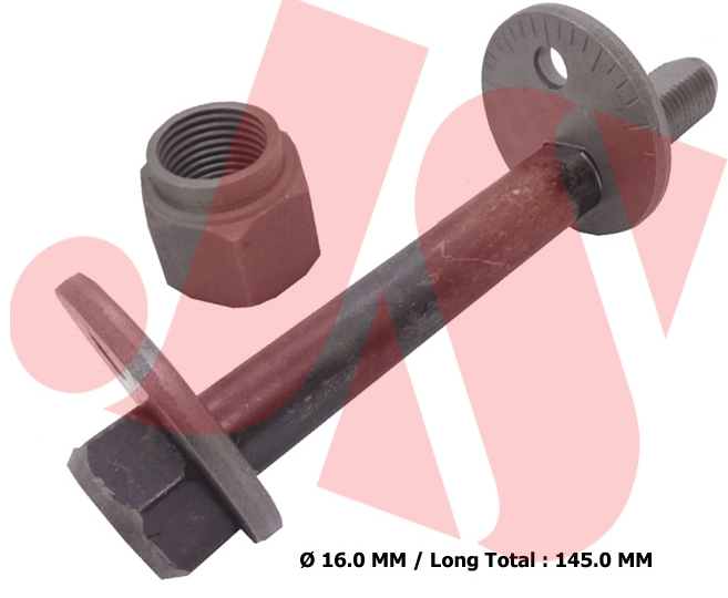 CORRECTOR DE COMBA PARRILLA INFERIOR - TOYOTA HILUX 2016/... (PARA BUJE Ø 16MM LARGO 145 MM )