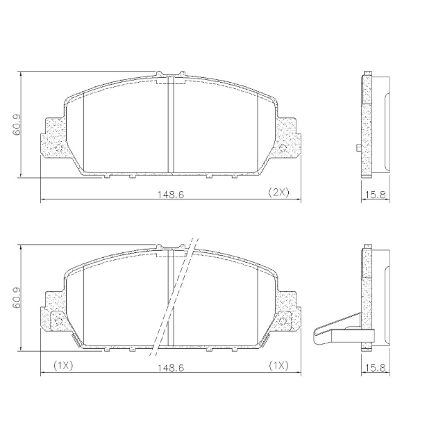 PASTILLA DE FRENO DEL HONDA HRV 15/...