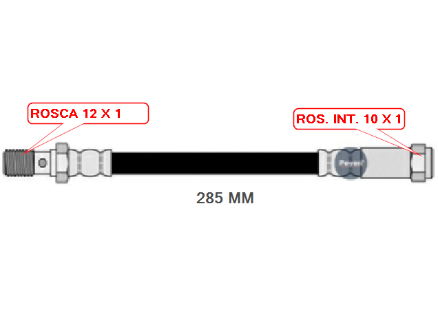 FLEXIBLE DEL. CITROEN 2CV.1"MJE