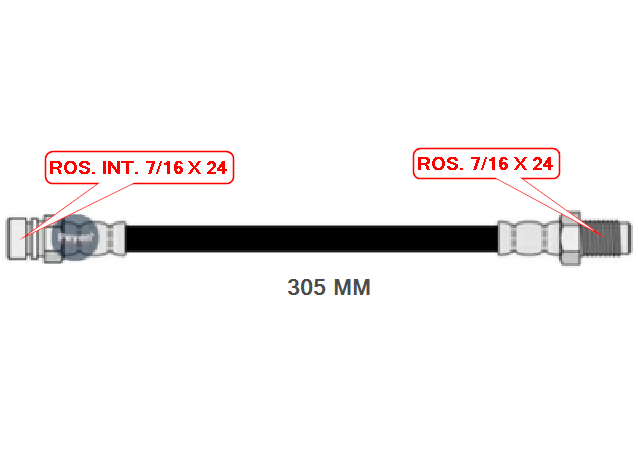 FLEXIBLE DE EMBRAGUE IKA GLADIETOR - TORINO