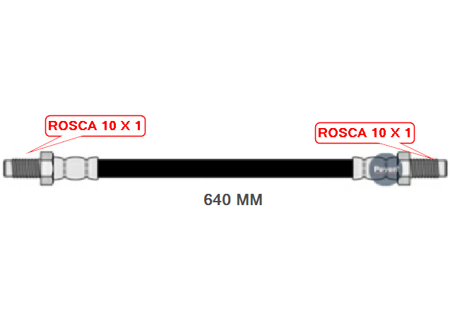 FLEXIBLE EMBAGUE RASTROJERO P-63