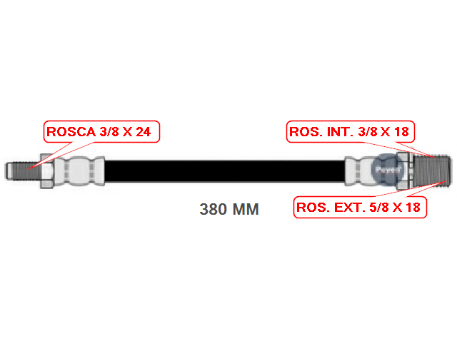 FLEXIBLE DEL. 404-C/BA7-PICK-UP T5B - 504 - M-H.