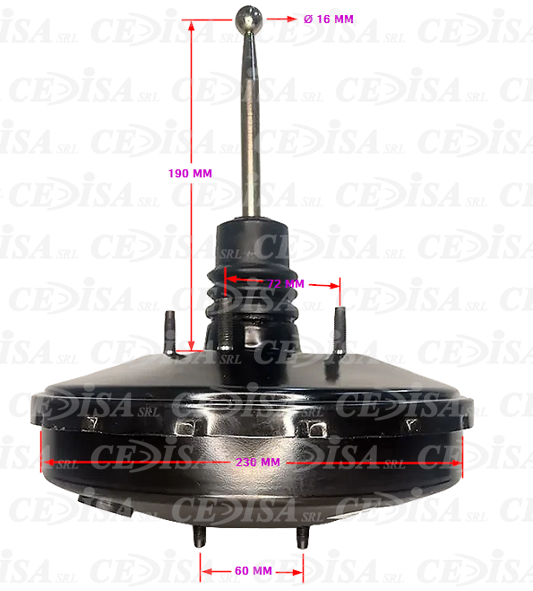 SERVO DE FRENO- VW GOL (G5)/ SAVEIRO (G5) 230MM 09/...