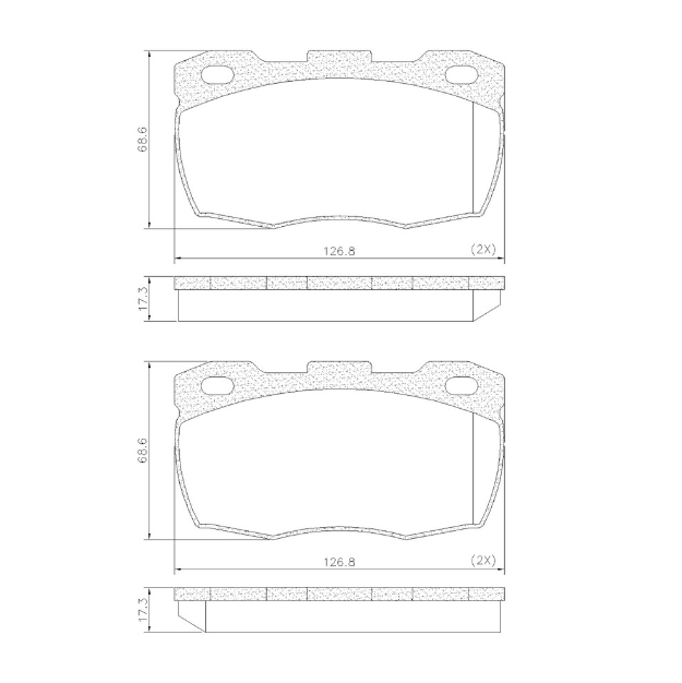 PASTILLA DE FRENO LAND ROVER DEFENDER/DISCOVERY