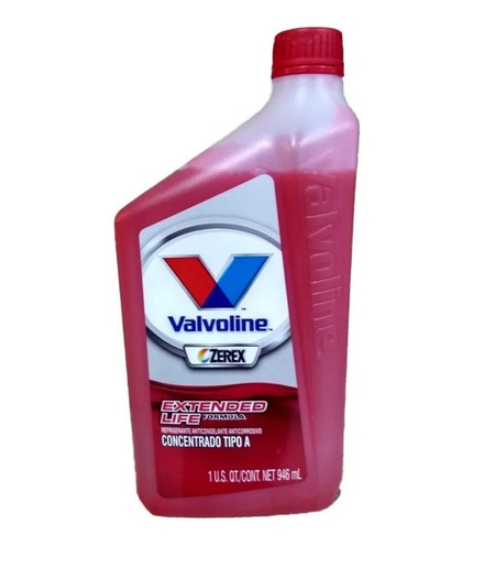 REFRIGERANTE- ANTICONGELANTE-ZEREX HD EXT.LIFE AFC(ROJO) - (0,946 L) ORGANICO - CAJA X 6 UNID.