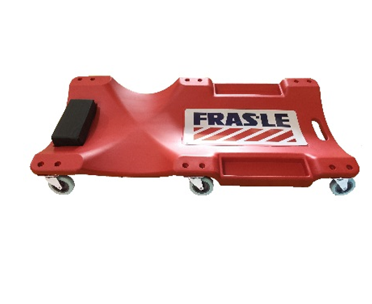 CAMILLA DE TRABAJO REFORZADA DE 6 RUEDAS APOYA CABEZA Y ESPACIO PORTA OBJETOS