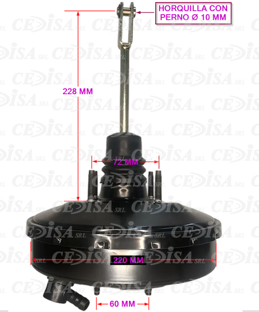 SERVO FRENO VW GOL/SAVEIRO (CL-5650-2)