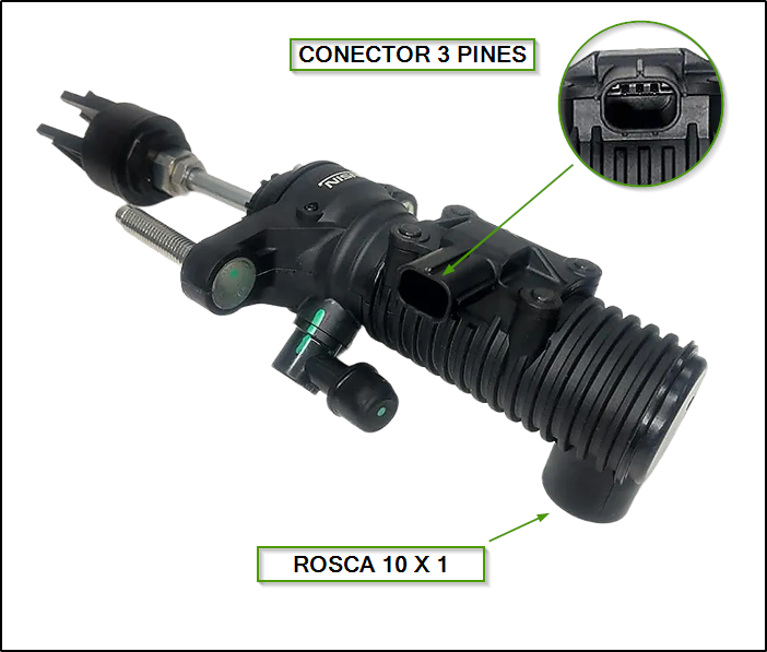 BOMBA DE EMBRAGUE - TOYOTA HILUX 2.4/2.8 - Ø 3/4 - 2016/... 3 PINES