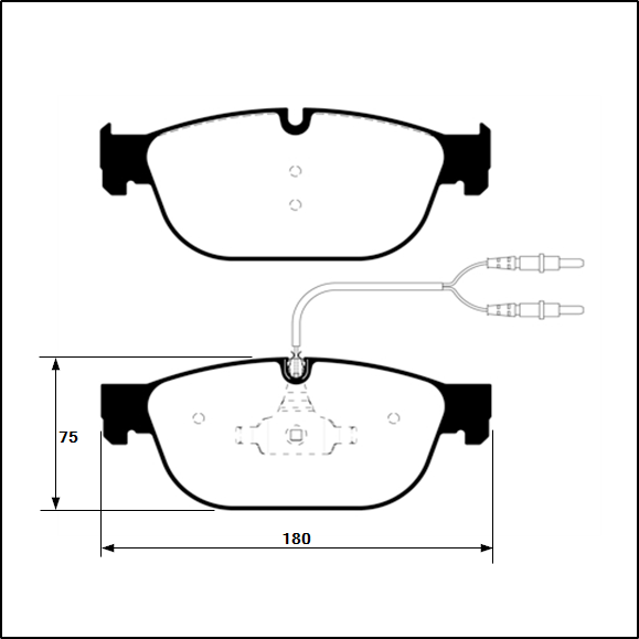 PASTILLA DE FRENO DELANTERA PEUGEOT 308/508 - CITROEN DS4/DS5