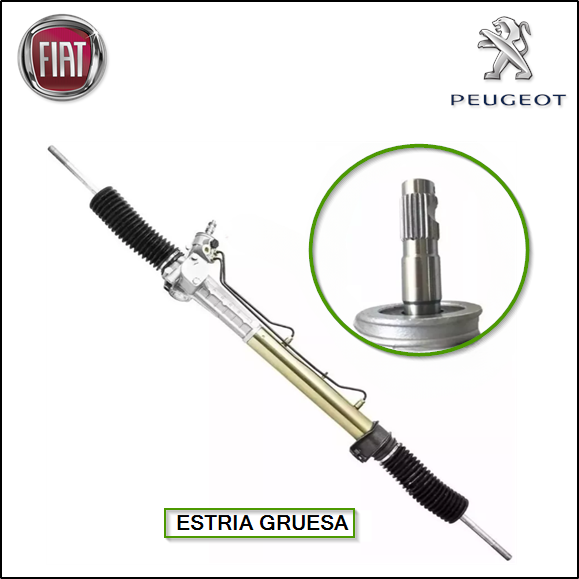 CAJA DE DIRECCION HIDRAULICA FIAT DUCATO - PEUGEOT BOXER 08/16  (ESTRIA GRUESA)