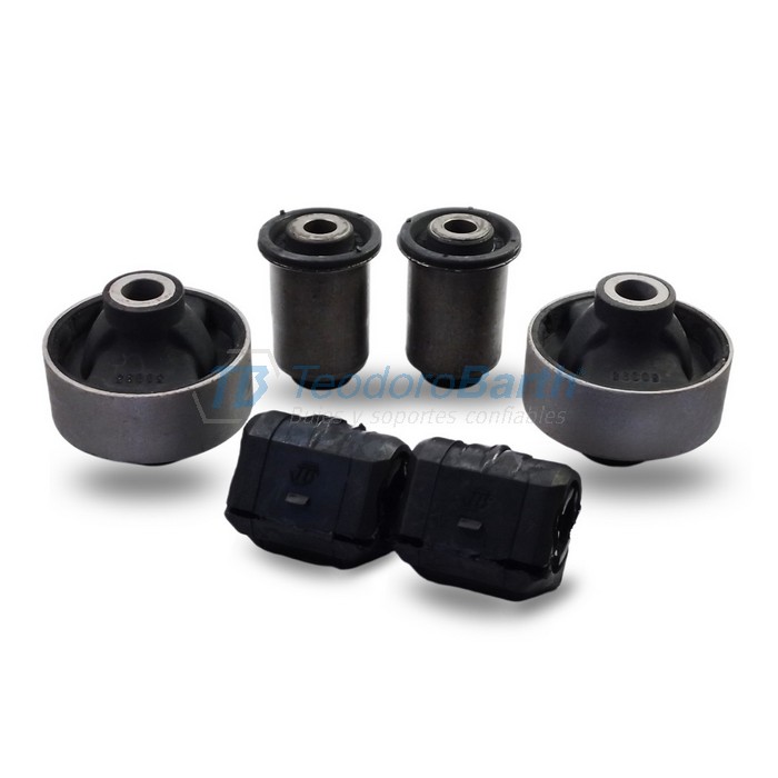 KIT TREN DEL.COBALT-ONIX-PRISMA 2-SPIN BARRA 21mm (C/SILENT-BLOCK) 6 PZAS