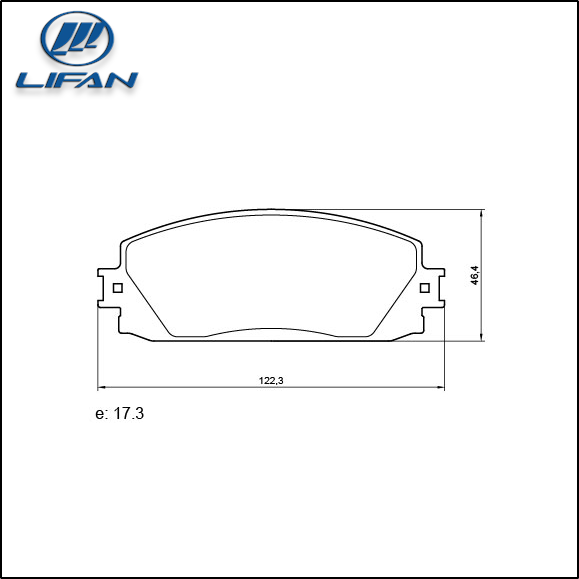 PASTILLA DE FRENO DELANTERAS LIFAN X50