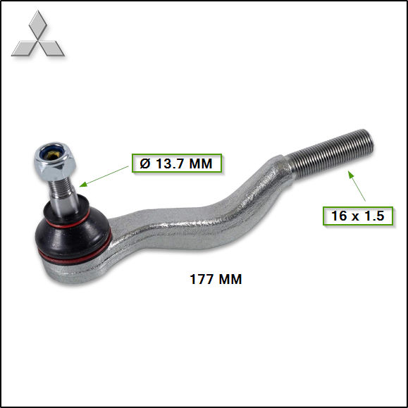 EXTREMO DE DIRECCION INT MITSUBISHI MONTERO/L-200 97/... (4X4)