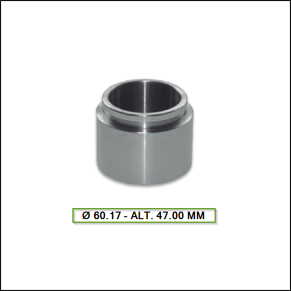 PISTON DE FRENO HONDA PASSPORT - ISUZU TROOPER/LUV/AMIGO/RODEO - MAZDA 929 - Ø 47 ALTO 60.17 MM - (PI-27060).