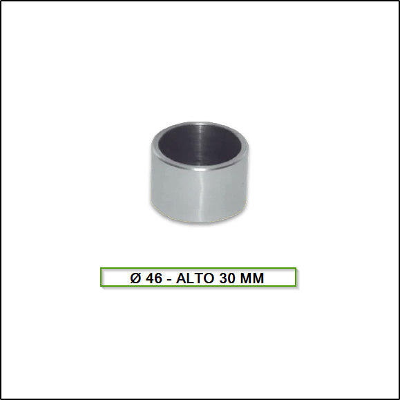 PISTON P/CALIPER DE FRENO A DISCO LAND ROVER DEFENDER DIAM. 46 MM ALT. 30  LOCKHEED