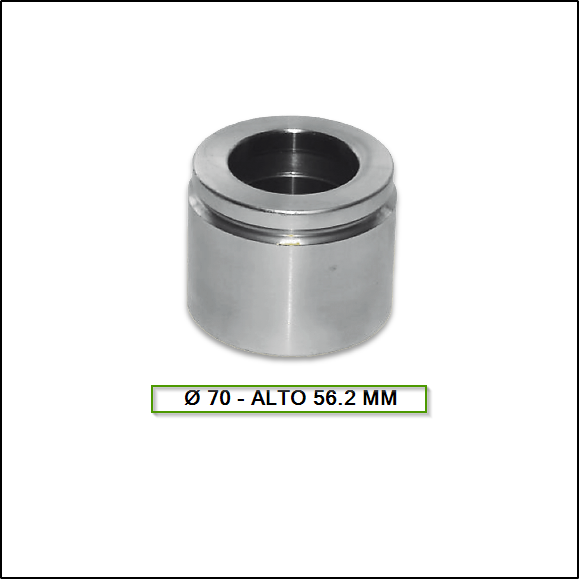 PISTON DE FRENO DODGE  DAKOTA 98/... - Ø 70 ALTO 56.20 MM ATE
