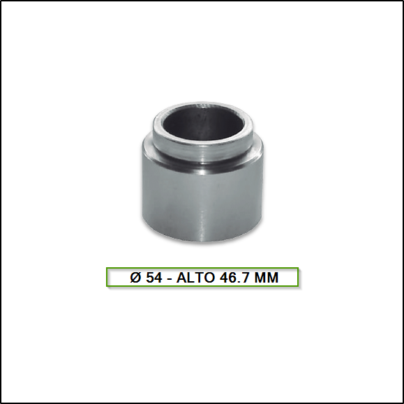 PISTON DE CALIPER PEUGEOT 505/ 504/T6B - RENAULT R18 - Ø 54.15 ALTO 46.7 MM.