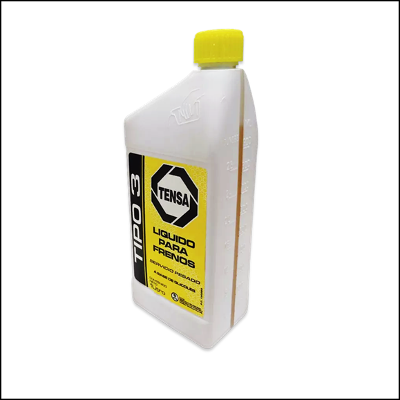 LIQUIDO DE FRENO TENSA 1 LITRO DOT3 - Caja x 12 Unidades - Precio Unitario