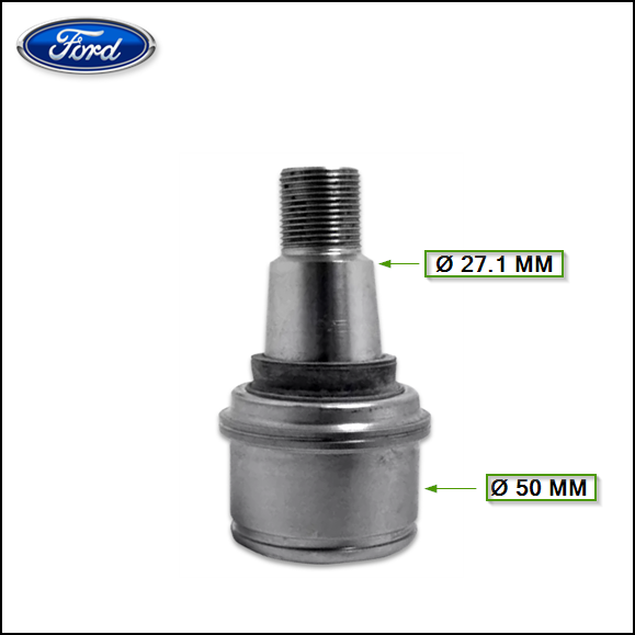 ROTULA DE SUSPENSION INFERIOR - FORD F-100 DUTY  - 4X4 - FORD F4000 4X4 - 99/...   Ø CONO 27.1MM