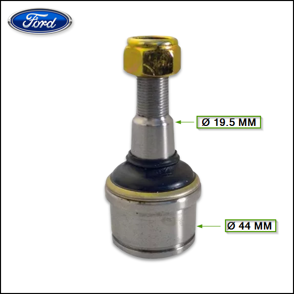 ROTULA DE SUSPENSION SUPERIOR - FORD DUTY 4WD 99/... - F-4000 -  Ø CONO 19,6MM