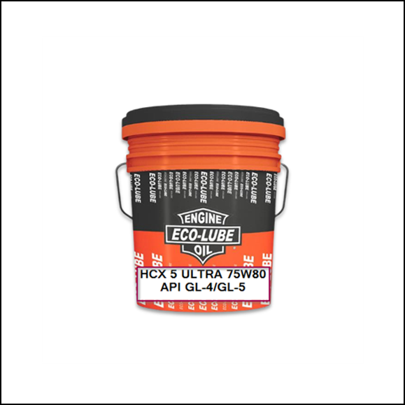 ECO-LUBE HCX 5 ULTRA 75W80 API GL-4/GL-5 BALDE X 20 LITROS