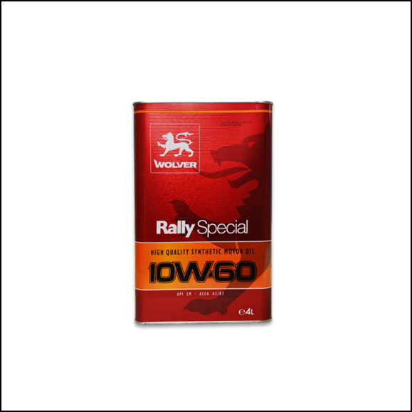 ACEITE WOLVER RALLY SPECIAL SAE 10W60 X 5 LITROS (CAJA X 4)