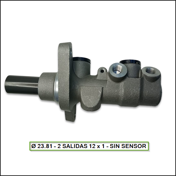 BOMBA FRENO D.C - 15/16 - VW SURAN 10/.. | TIGUAN 10/.. | PASSAT CC 08/.. | AUDI Q3 11/..  2 SALIDAS 12 x 1