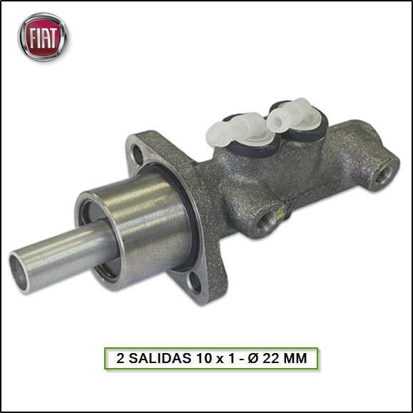BOMBA DE FRENO D/C FIAT PALIO - SIENA - Ø 7/8 2 SALIDAS