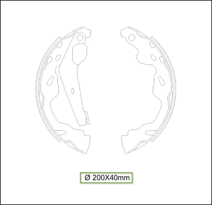 JGO. ZAPATA VW UP 2015/2017 - FOX 2017/2024 - VOYAGE MSI 2018/2024 STD.