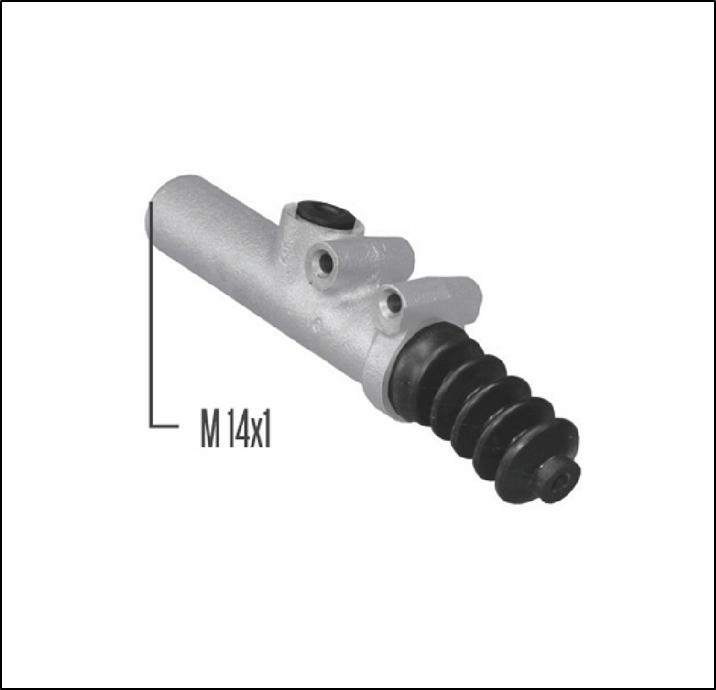 BOMBA DE EMBRAGUE  MERCEDES BENZ 1214 Ø23.80 MM. ROSCA 14 X 1 SIN CONO