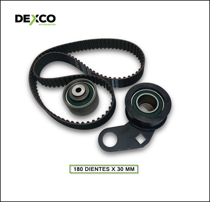 KIT DE DISTRIBUCION CHEVROLET BLAZER/LUV/S-10 - FORD F-100 - RANGER - LAND ROVER DISCOVERY/ DEFENDER - MB SPRINTER MOTOR MAXION 2.5/2.8 D