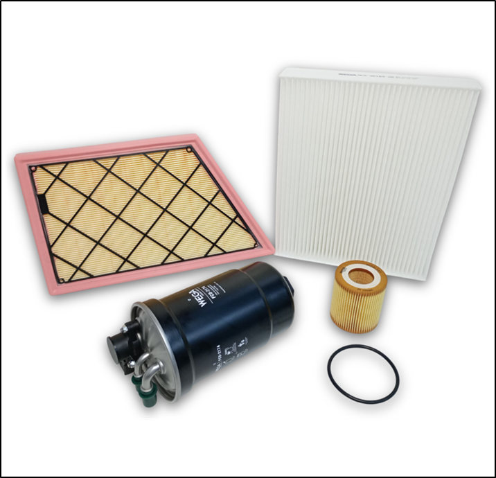 KIT DE FILTROS (WEGA) - FORD RANGER 2.0 TURBO DIESEL 2023/...