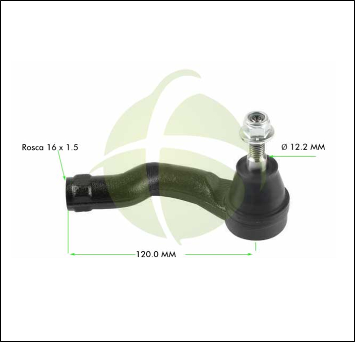 EXTREMO DE DIRECCIÓN DERECHO FORD BRONCO KUGA MAVERICK 20/...