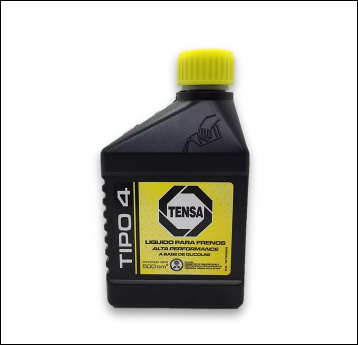 LIQUIDO DE FRENO TENSA DOT4  200 CC CAJA X 36 UNIDADES