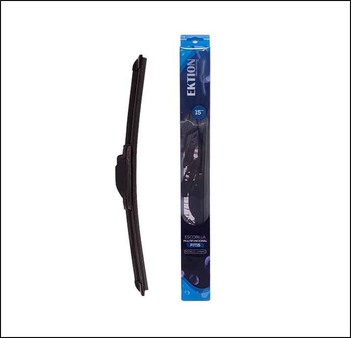 ESCOBILLA FIT UNIVERSAL MULTI FUNCIONAL 15'' CURVA GOMA - INCLUYE ENGANCHES